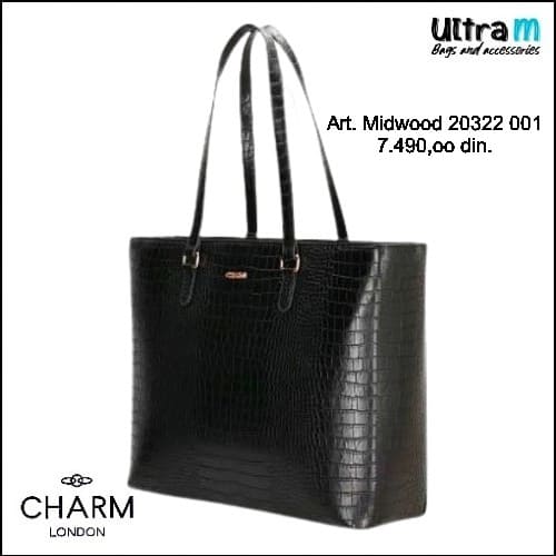 Zenska torba Charm London Art. 20322 001 Midwood laptop 15,6'' black