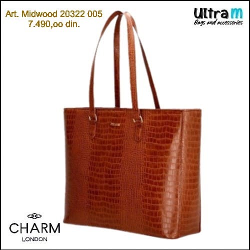 Zenska torba Charm London Art. 20322 005 Midwood laptop 15,6'' cognac