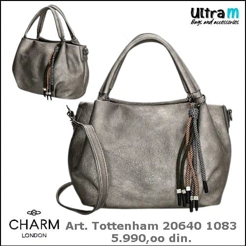 Zenska torba Charm London Art. 20640 1083 Tottenham siva