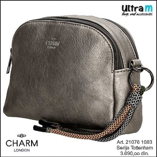 Zenska torba Charm London Art. 21076 1083 Tottenham siva