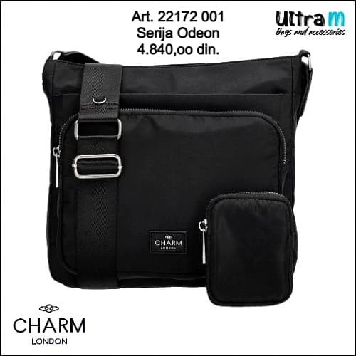 Zenska torba Charm London Art. 22172 001 Odeon crna