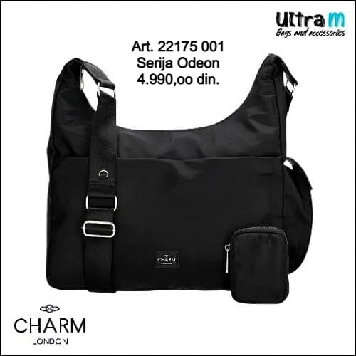 Zenska torba Charm London Art. 22175 001 Odeon crna