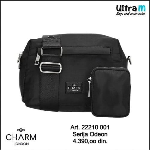 Zenska torba Charm London Art. 22210 001 Odeon crna