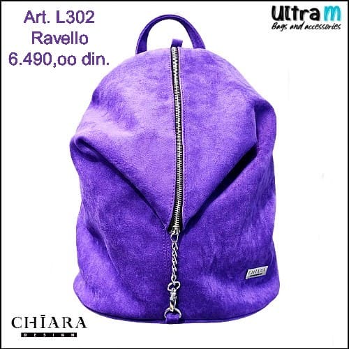 Zenska torba Chiara Design Art. L302 Ravello Ranac violet
