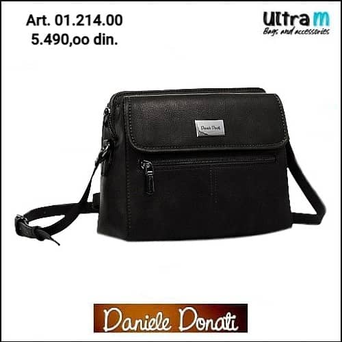 Zenska torba Daniele Donati Art. 01.214.00 Crna