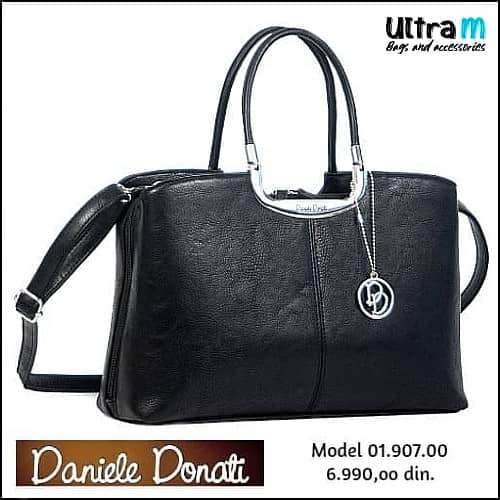 Zenska torba Daniele Donati Art. 01.907.00 Crna