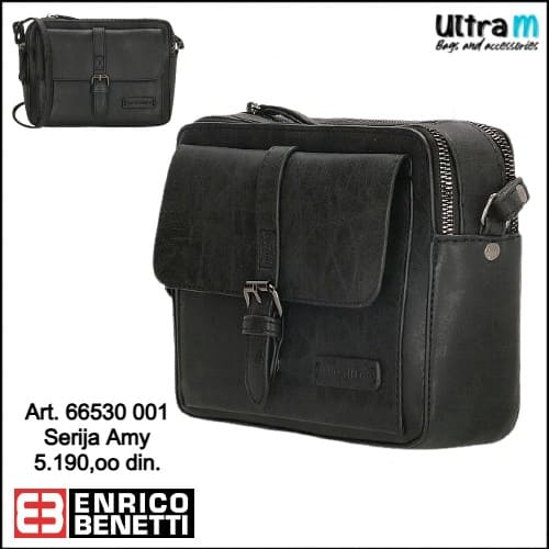 Zenska torba Enrico Benetti Art. 66530 001 Amy crna