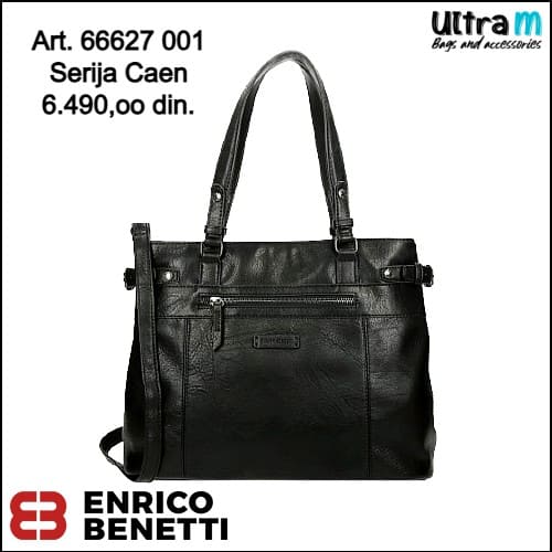 Zenska torba Enrico Benetti Art. 66627 001 Caen crna