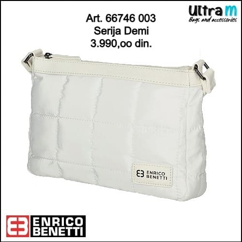 Zenska torba Enrico Benetti Art. 66746 003 Demi bela